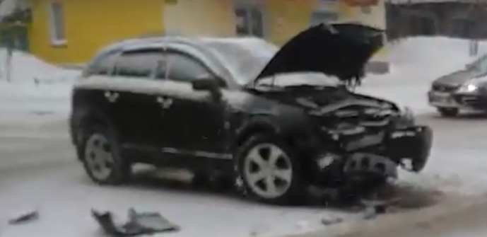 Последствия массового ДТП в Мурманске попали на видео ДТП