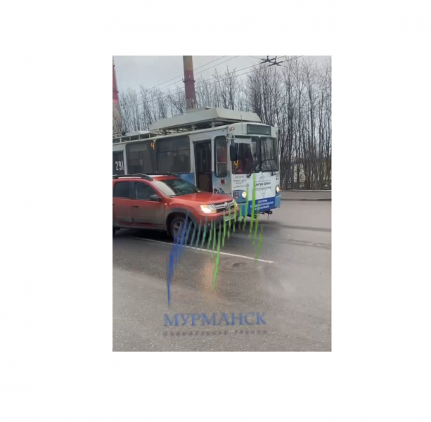 Последствия аварии в центре Мурманска попали на видео ДТП