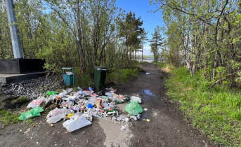 Мурманчане возмущены состоянием спорткомплекса в Заполярье Мусор