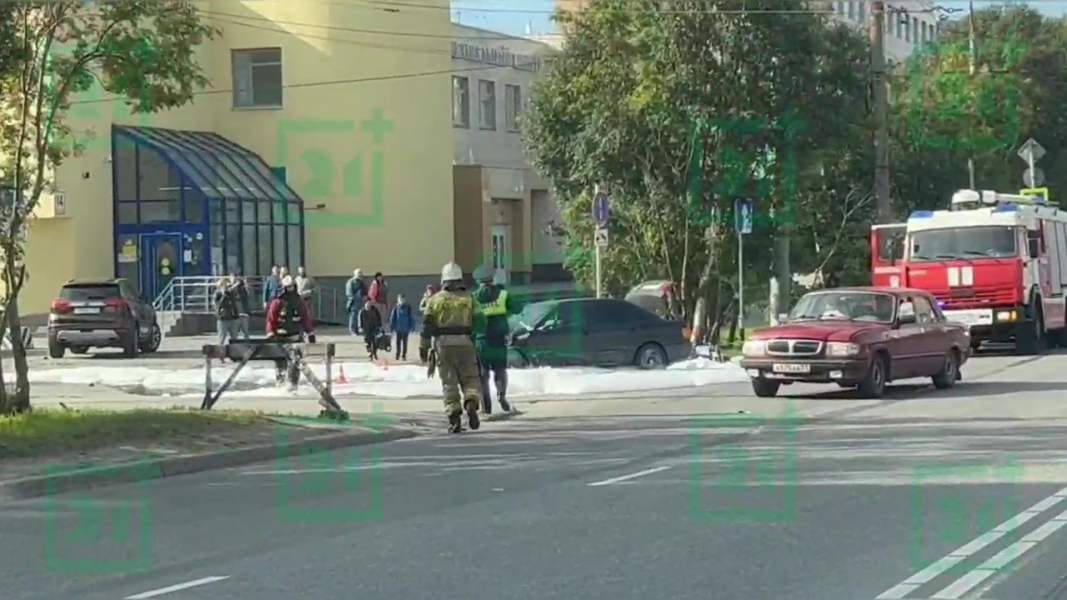 Жуткая авария в Мурманске попала на видео Мурманск