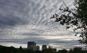 Мощный циклон приближается к Мурманской области Небо