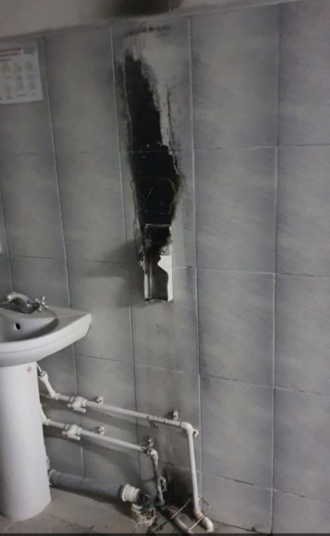 В Мурманской области проводится проверка после возгорания в школе Пожар