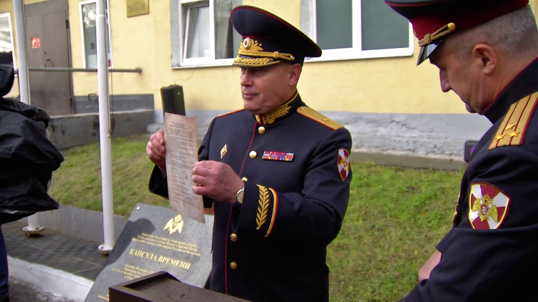 Заполярные росгвардейцы отметили годовщину Заполярные росгвардейцы отметили годовщину