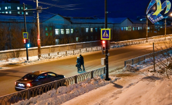 Новый светофор установили в Мурманске Светофор