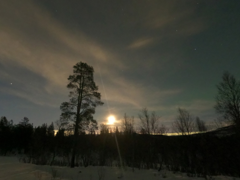Лунное затмение Луна