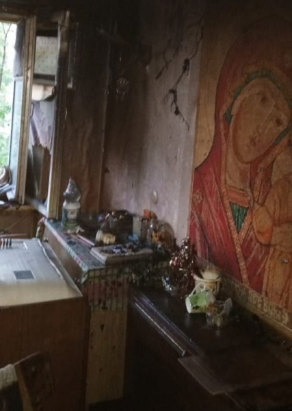 Пожар унес жизни двух человек в Мурманской области Пожар