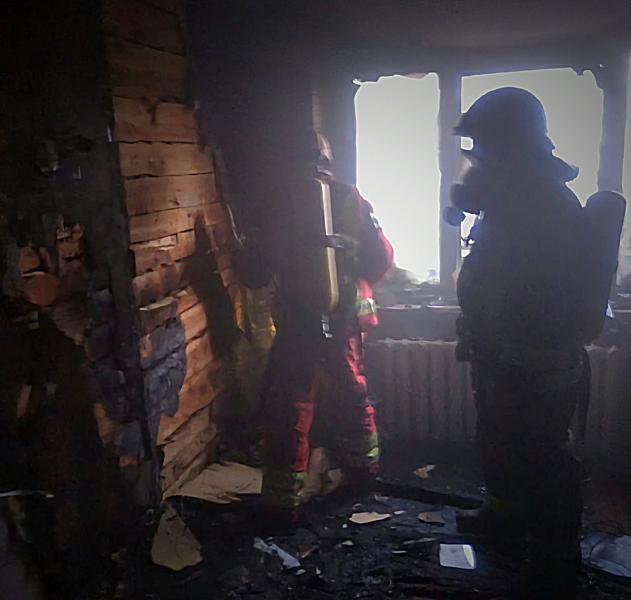 В Мурманской области сгорела баня Пожар