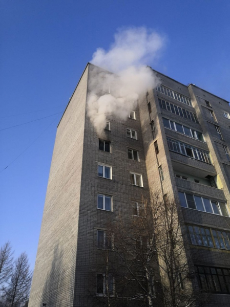 Пожар в Мурманской области Пожар