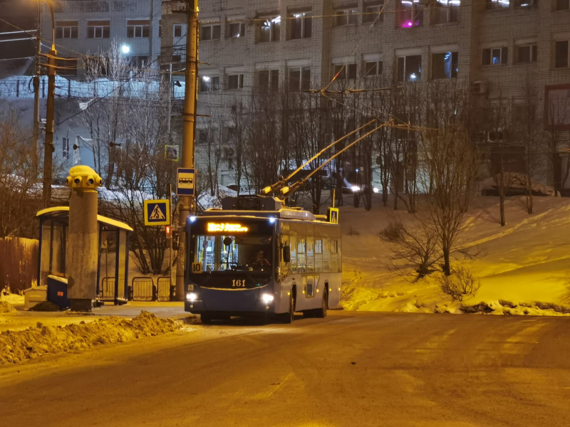 Декада пассажира в Мурманске Троллейбус