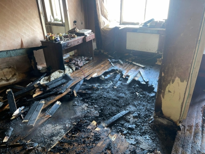 При пожаре в жилом доме в Мурманской области погиб мужчина Пожар