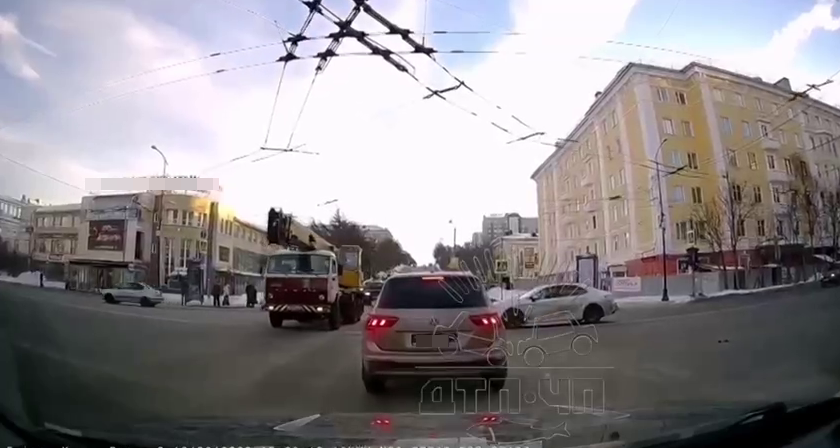 Опасный маневр в Мурманске Дорога