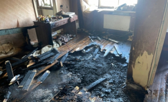 При пожаре в жилом доме в Мурманской области погиб мужчина Пожар