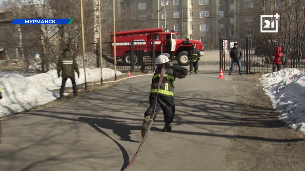 В Мурманске прошла масштабная эстафета МЧС