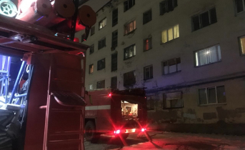 Из-за страшного пожара в квартире в Мурманской области эвакуировали 11 человек Пожарные