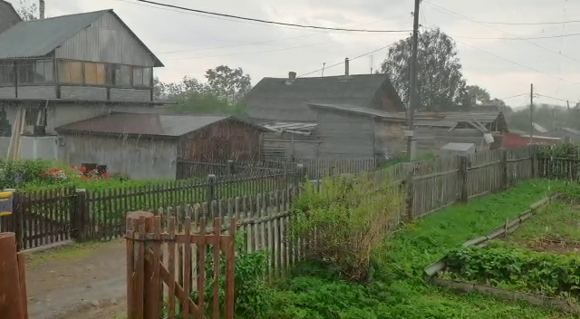 На юг Мурманской области обрушился ливень Ливень