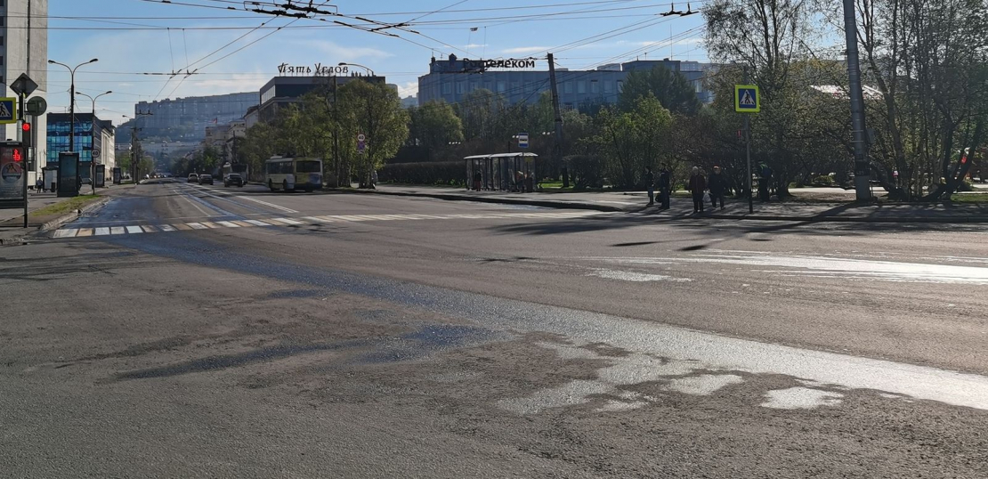 В Мурманске сбили 38-летнюю женщину Дорога