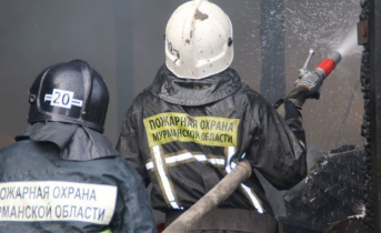 В Апатитах произошел пожар в квартире на Дзержинского, 49 Пожарные