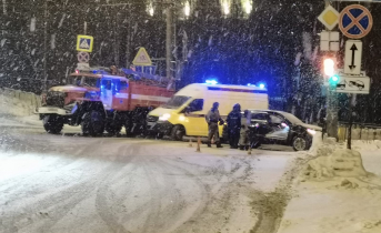 В центре Мурманска произошло серьезное ДТП ДТП
