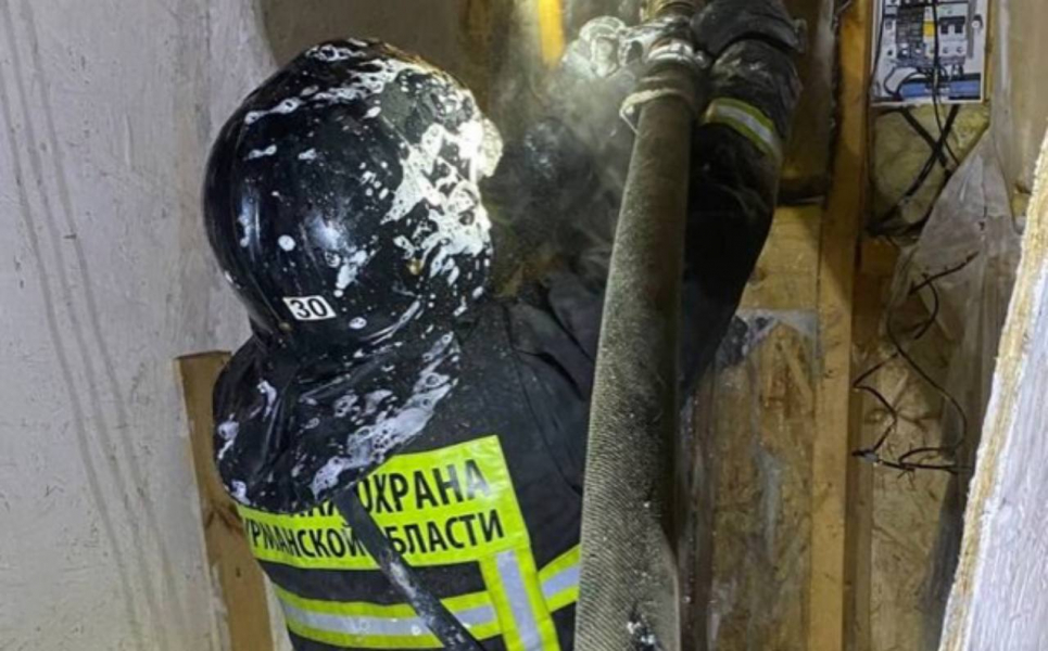 Пожар произошел в популярном месте Мурманской области Пожар