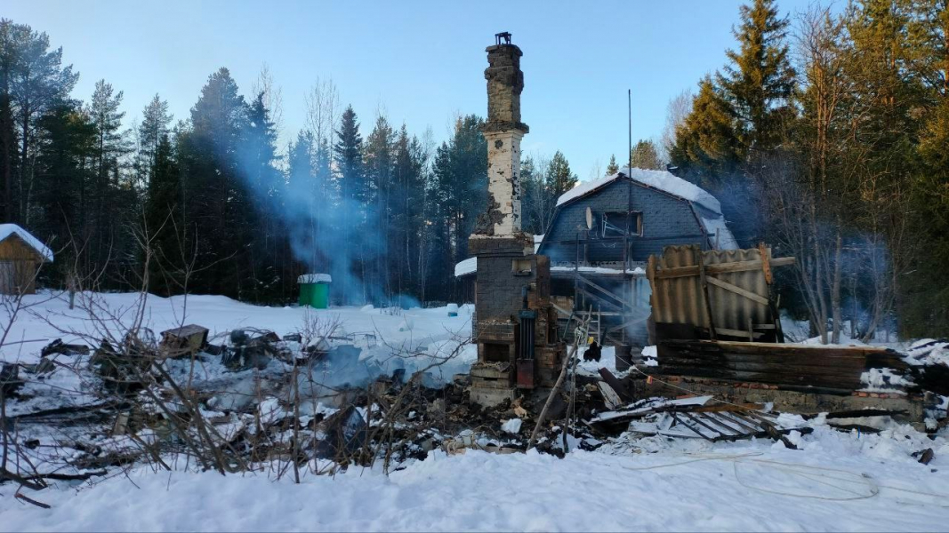Пожар в Мурманской области унес жизнь человека Пожар