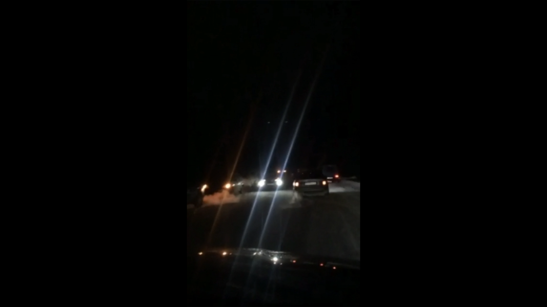 Последствия серьезной аварии на трассе в Мурманской области попали на видео ДТП