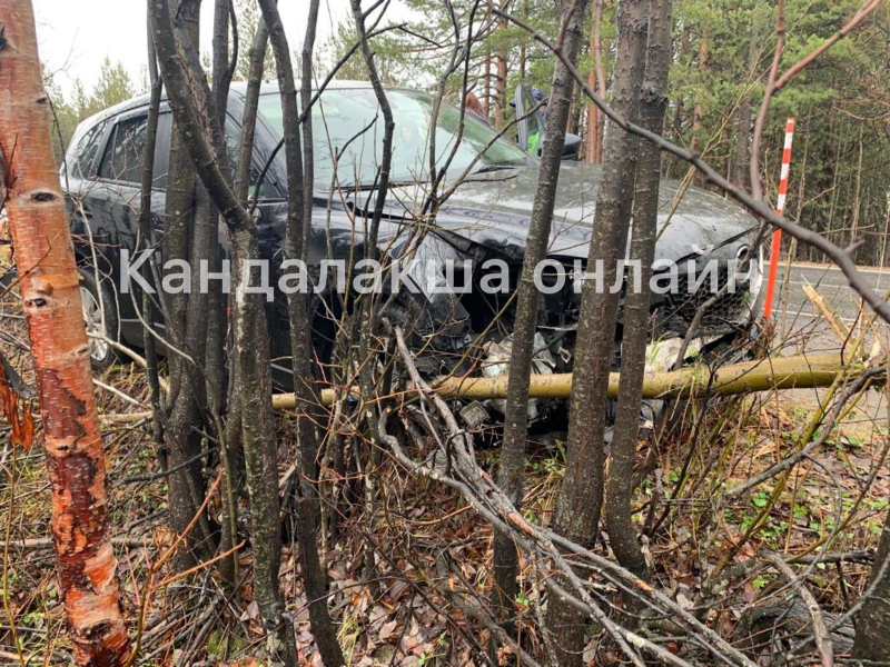 Момент жесткого ДТП на трассе в Мурманской области попал на видео ДТП