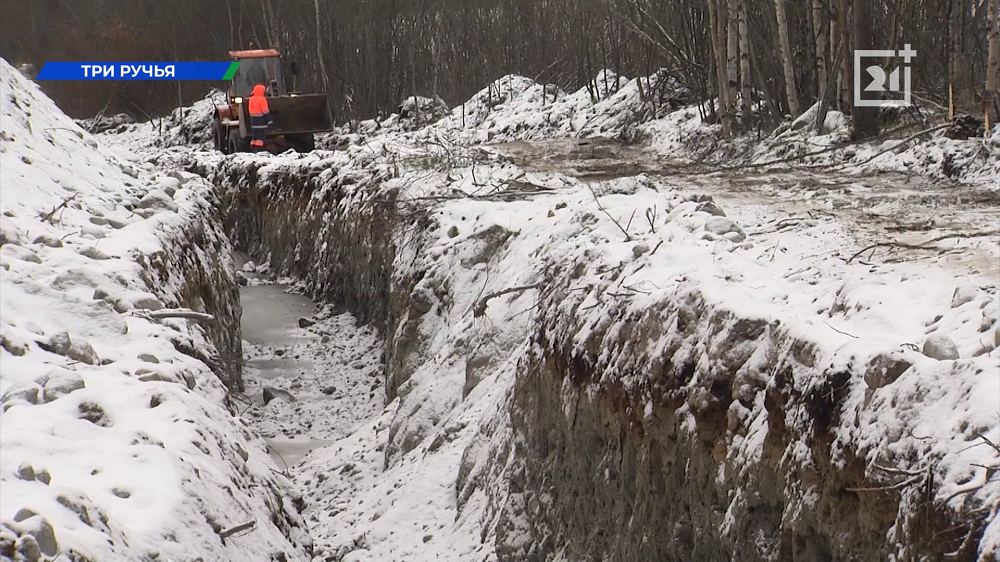 В Мурманской области прокладывают новые трубы для водоснабжения Работы