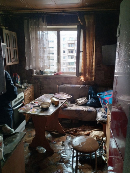 Серьезный пожар с пострадавшими Пожар
