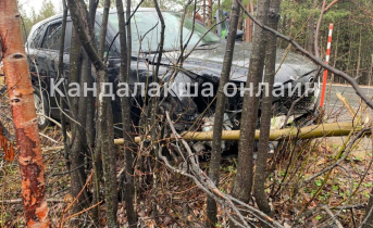 Момент жесткого ДТП на трассе в Мурманской области попал на видео ДТП