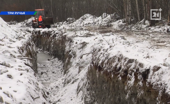 В Мурманской области прокладывают новые трубы для водоснабжения Работы