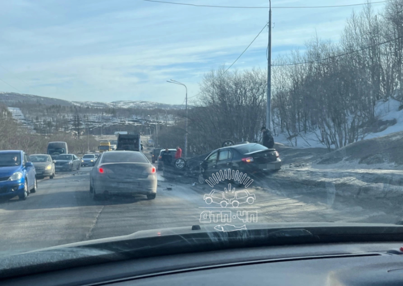 Крупное ДТП в Мурманске Авария