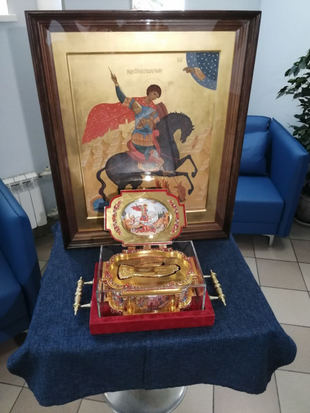 Святые мощи Георгия Победоносца привезли в Мурманска Мощи