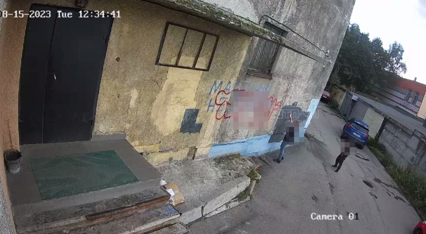 Вандалы отметились в Мурманске Вандализм