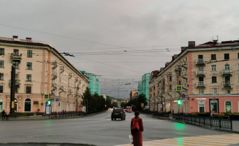 В Мурманске открыли проход для пешеходов в центре города Мурманск