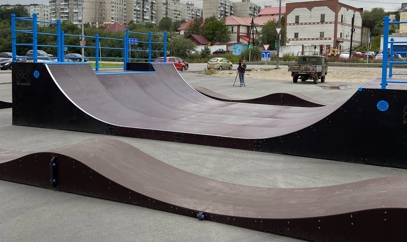 В Мурманске появилась новая скейт-площадка Скейт-площадка