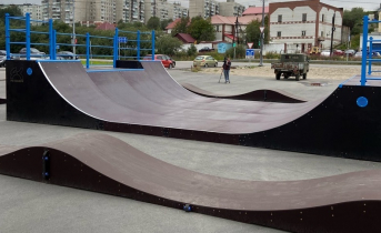 В Мурманске появилась новая скейт-площадка Скейт-площадка