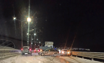 В Мурманске произошла массовая авария ДТП