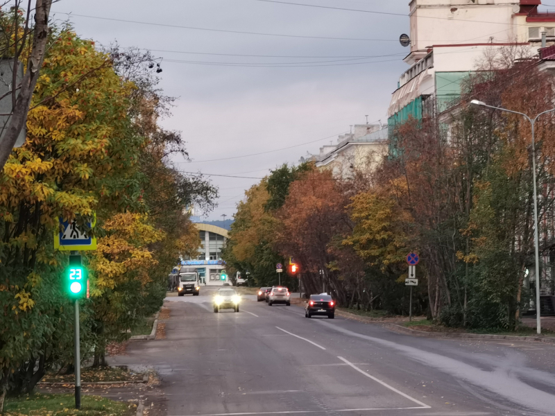 Опасного водителя смогли задержать в Мурманске Мурманск, осень, улица, автомобили