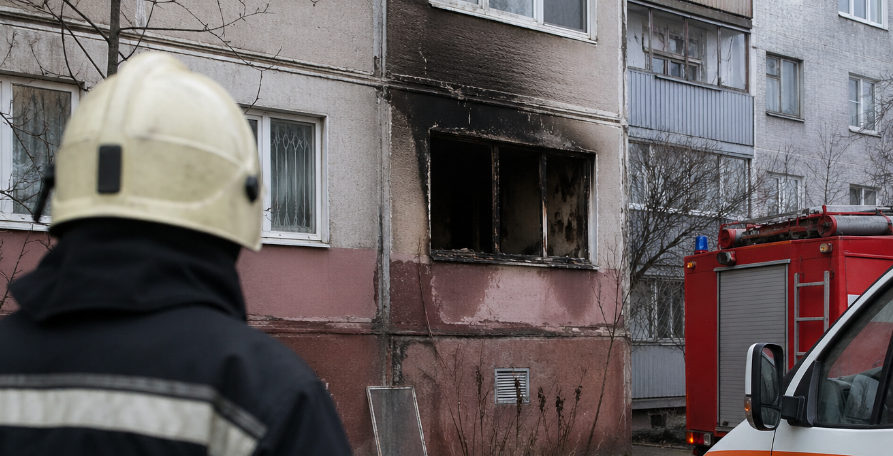 Стали известны подробности трагедии с погибшим мужчиной при пожаре в Мурманске Пожар