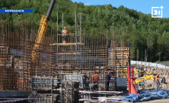 Несколько крупных строек идут в Мурманске Стройка