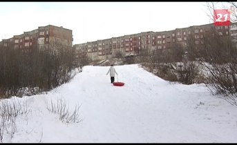 В Мурманске рассказали про опасные горки Горки
