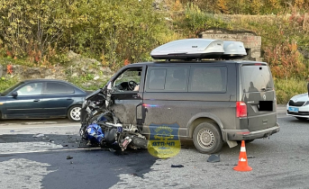 В страшной аварии в Мурманске погиб мотоциклист ДТП