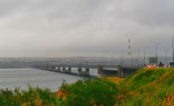 На Кольском мосту в Мурманске перекроют движение по двум полосам Кольский мост в Мурманске