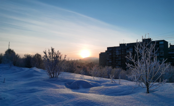 Арктический холод окутал населенные пункты Мурманской области Морозы