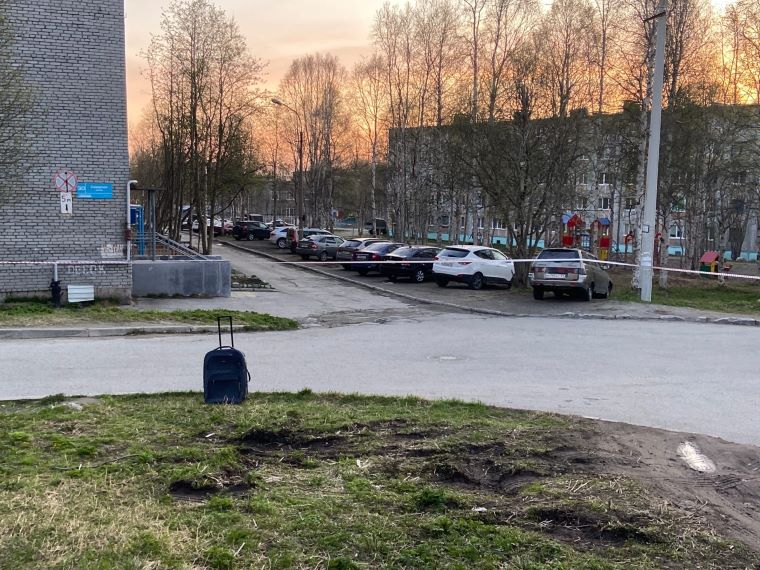 Подозрительный предмет перепугал жителей города в Мурманской области Чемодан