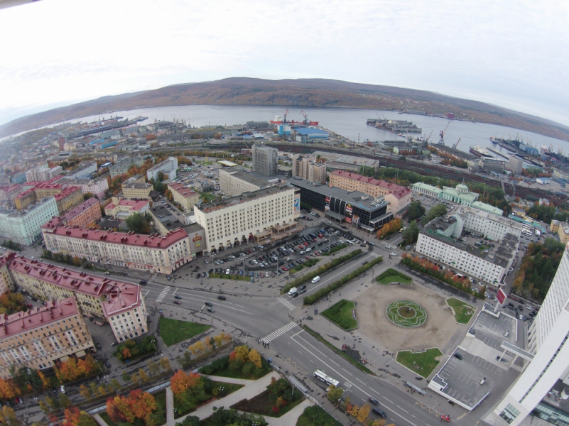 Центр Мурманска временно перекроют Мурманск