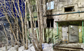 Стали известны подробности крупного пожара в Мурманске Пожар