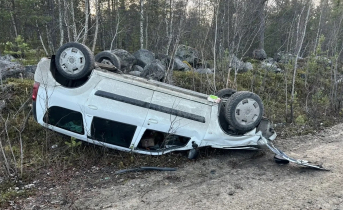 Автомобиль перевернулся на крышу в Заполярье: есть пострадавшие ДТП