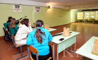 Спартакиада КГМК в Мончегорске: определены самые меткие сотрудницы