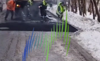 Северяне возмутились укладкой асфальта в снег в Мурманске Северяне возмутились укладкой асфальта в снег в Мурманске
